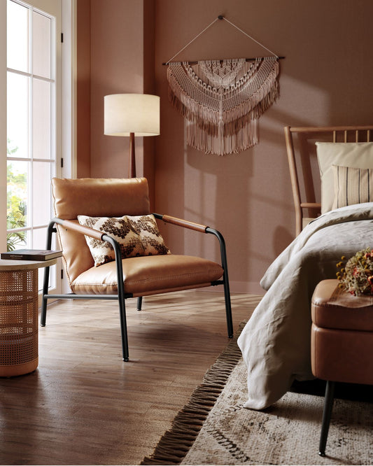 VASAGLE Fauteuil d’Appoint avec Accoudoirs