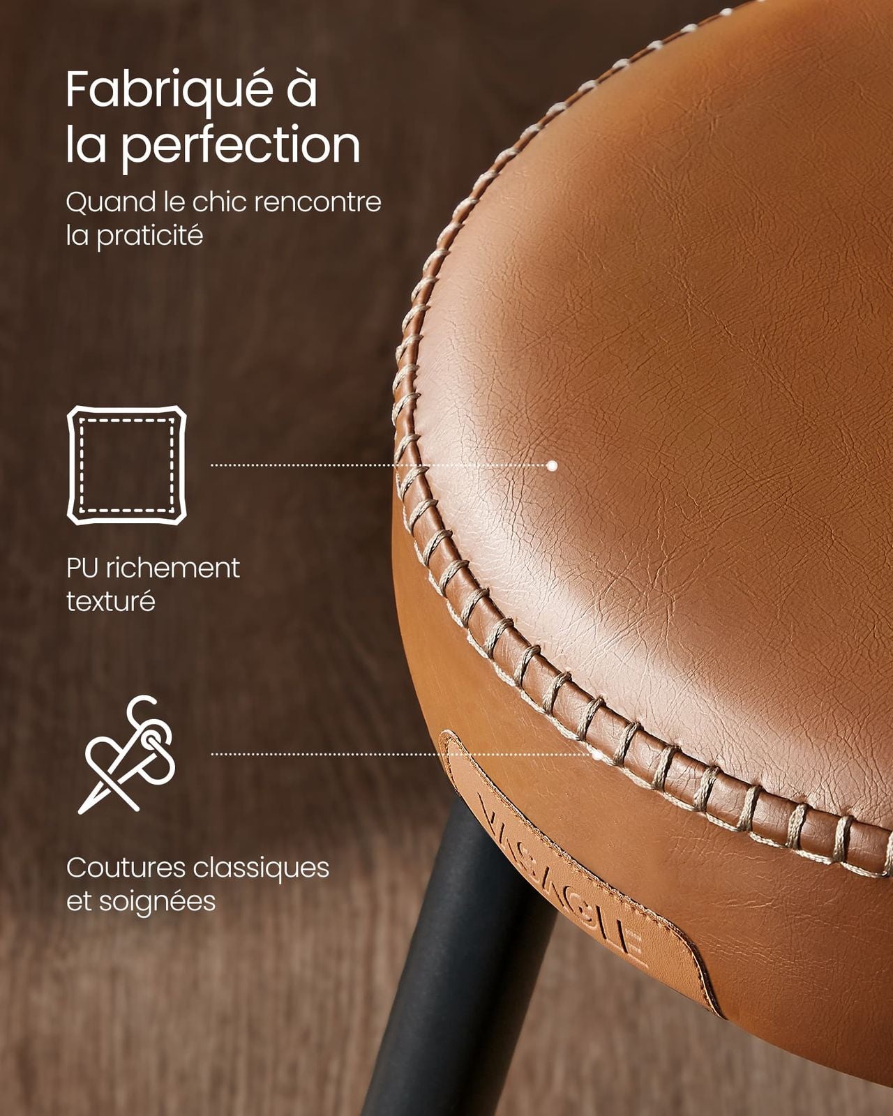 VASAGLE Tabouret de Bar