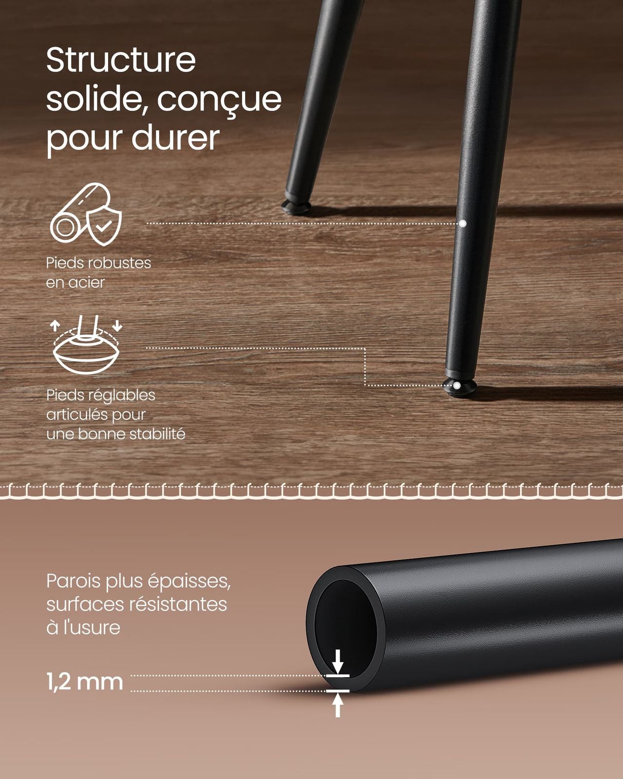 VASAGLE Tabouret de Bar