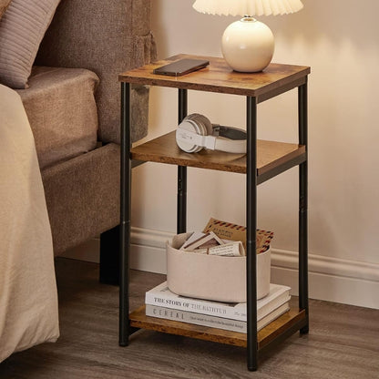VASAGLE Table de chevet 3 niveaux