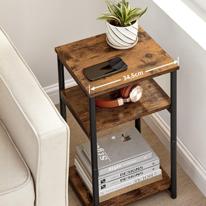 VASAGLE Table de chevet 3 niveaux