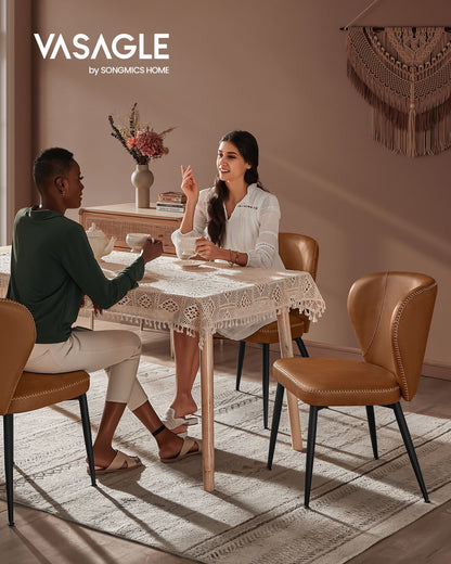 VASAGLE 2 Chaises de salle à manger